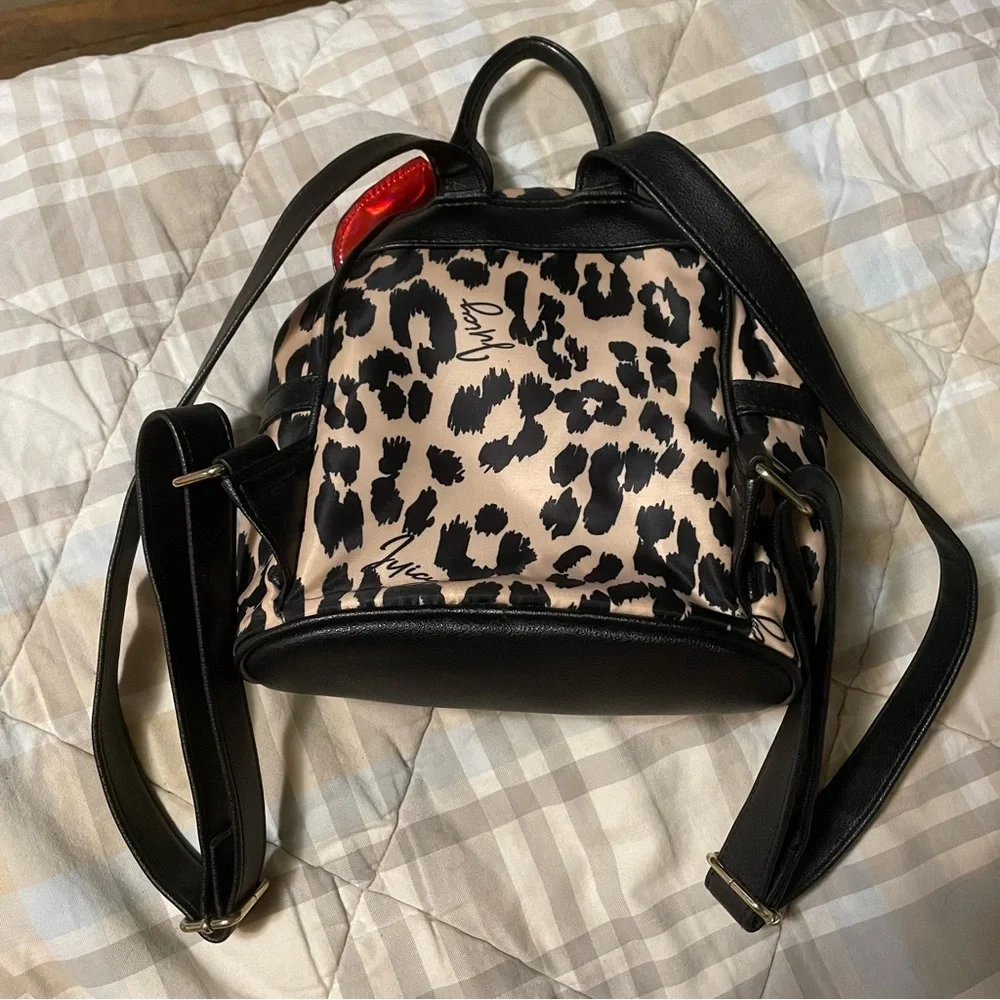 Juicy Couture cheetah print backpack